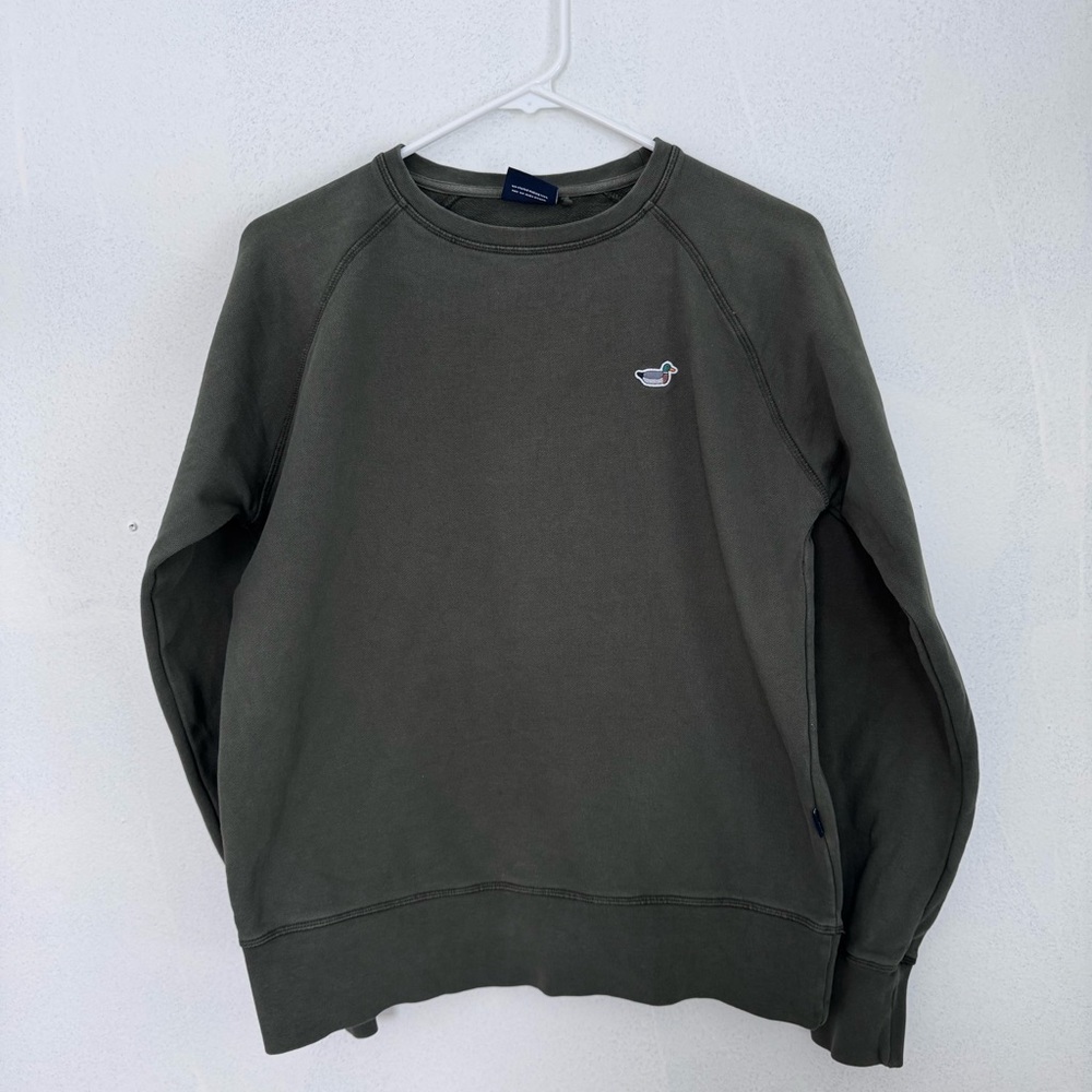 Edmmond Studios Crewneck Duck Logo Sweatshirt Green size Small